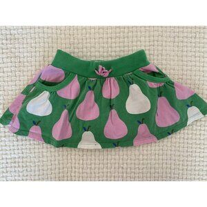 Mini Boden Pink and Green Pear Skirt